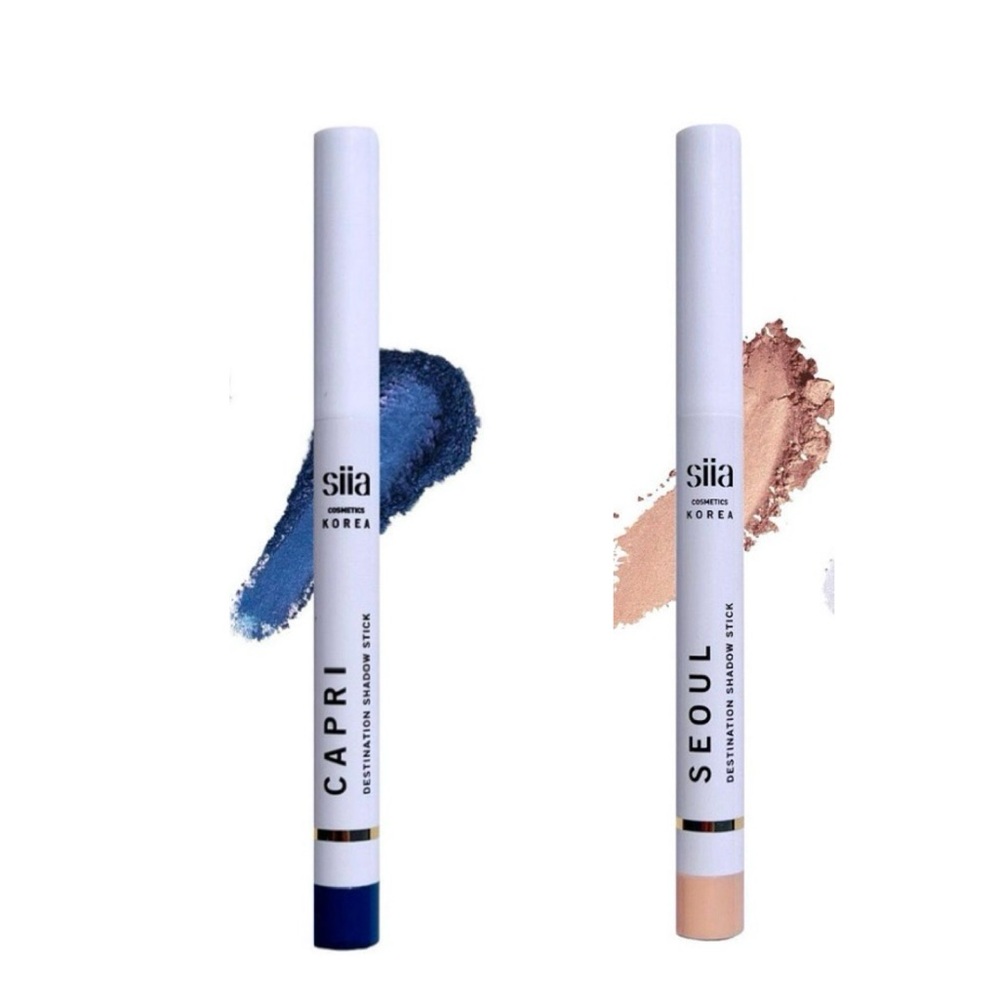 Siia Cosmetics Destination Shadow Sticks Bundle - Capri & Seoul
